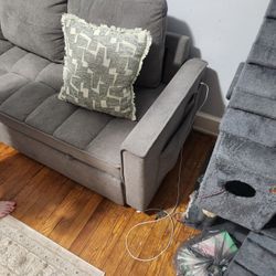 Grey Sectional Couch Small 