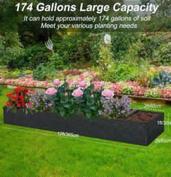 Fabric Raised Garden Bed 174 Gallon