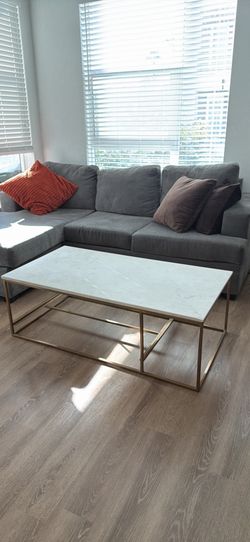 Real Marble Coffee table from CB2
