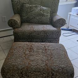 Chair and Ottoman

