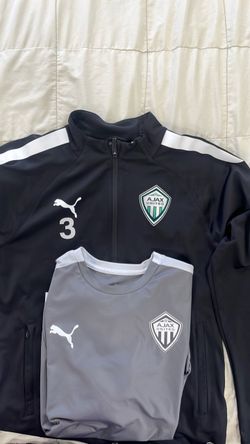 Ajax warmup  jacket and practice jersey