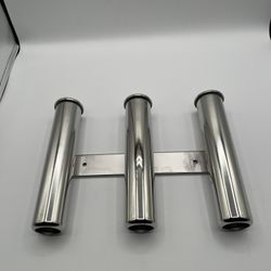 3 Link Stainless Steel Fishing Rod Holders/Tubes
