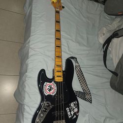 LEFT HANDED FENDER 70s VIBE SQUIER JAZZ BASS