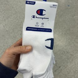 NWT Champion men’s performance lightweight low cut Socks 10 pairs