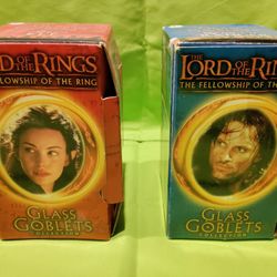 Lord Of The Rings Glass Goblets Bundle 