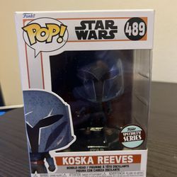 EXCLUSIVE Koska Reeves Star Wars Funko Pop Bobblehead #489 Mandalorian Disney TV