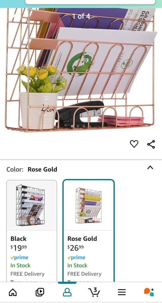 File Folder Or Mail Organizer Today Only