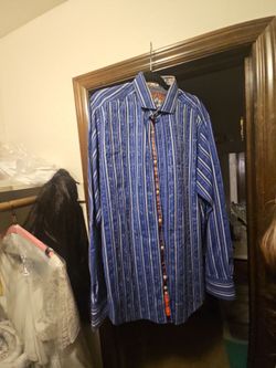 Robert Grahm dress shirt XLT