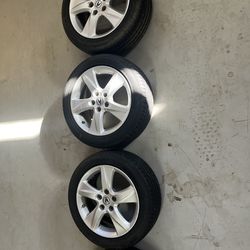 Acura TSX Rims and Tires - 225/50 R17
