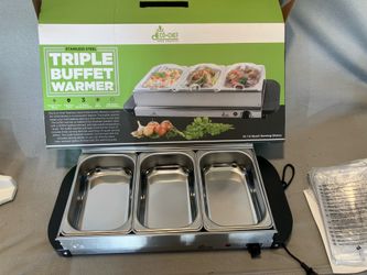 Triple Buffet Warmer-Eco Chef