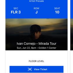 Ivan Cornejo Tickets