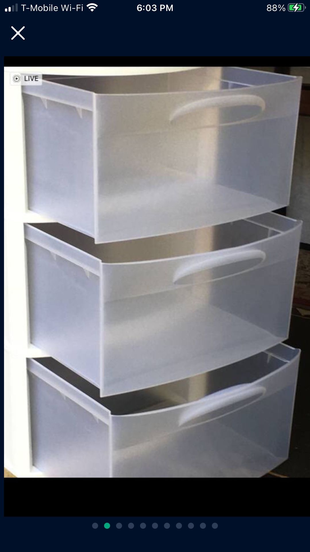 Large Storage Drawers like new - 37"H x 22"W x 20"D