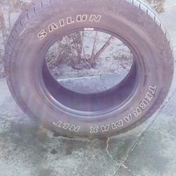 Single Sailun Terramax HLT Brand Tire Good Condition (235/70/16) with Mount and Balance $50