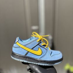 Size 9C Nike SB Dunk Low QS Powerpuff Girls Bubbles (TD) US Sz 9C FZ8830-400 PREOWNED