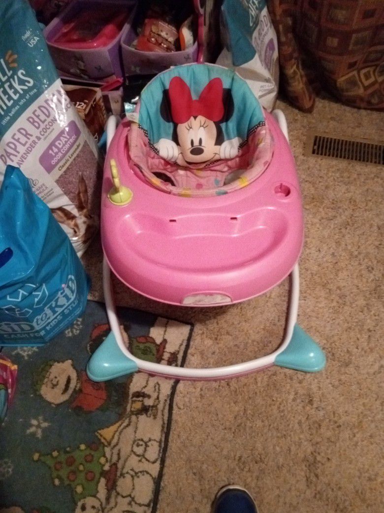 Disney Pink Minnie Mouse Walker 