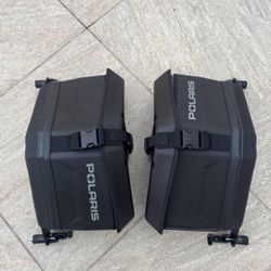 2 REAR STORAGE BAGS,  POLARIS OEM KACCY