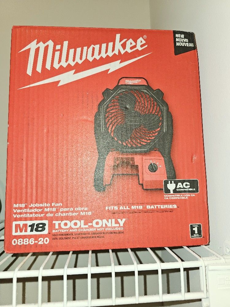 M18 18-Volt Lithium-Ion Cordless Jobsite Fan (Tool-Only)