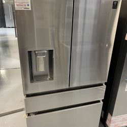 Samsung Stainless Steel 23 Cu. Ft. Counter Depth 4-Door French Door Refrigerator 