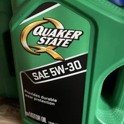 Quaker State 5W- 30W. / 5 Quart Jug 