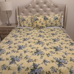 Queen Bed, Mattress, Nighstandand Dresser