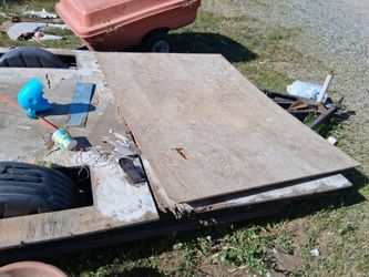 Flat bed trailer