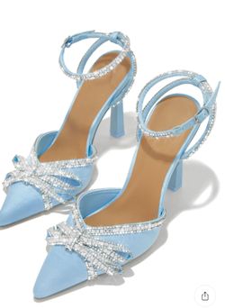 Baby Blue Pumps New Size 6.5