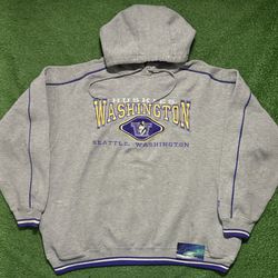 Vintage Washington Huskies Hoodie Large