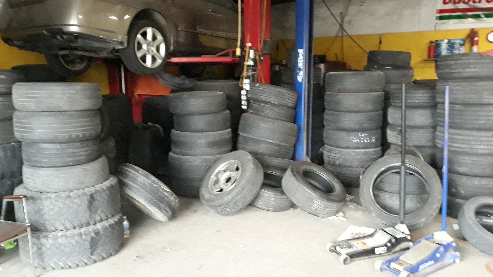 Used tires mount and balance included