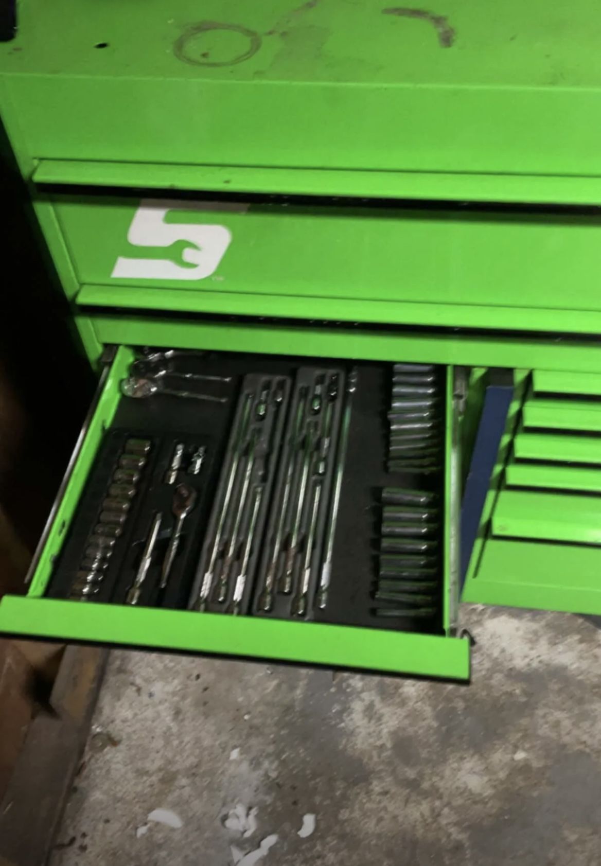 Snap-On Slime Green Tool Box