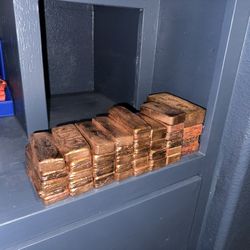 Hand Poured 99.9% Copper Bars 
