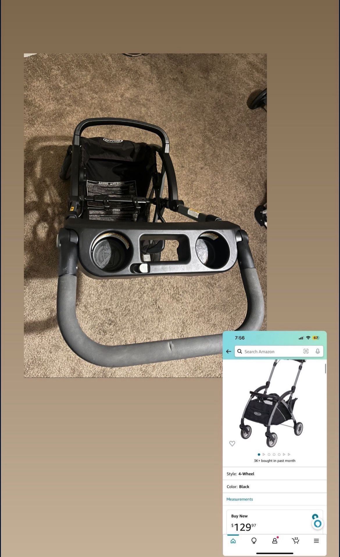 Garco stroller Frame