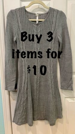 Buy 3 for $10-Sweater Dresses and Cardigan