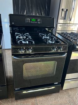 Ge black propane gas stove: todo le funciona perfecto