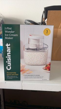 Cuisinart new ice cream machine