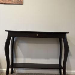 Narrow Console Table with Drawer