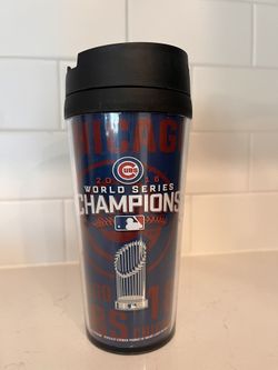 MLB-Baseball 2016, World Series Champions, Chicago Cubs Baseball Travel Mug