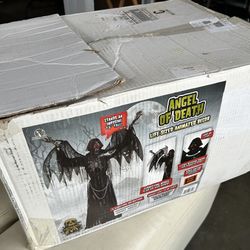 Home Depot Halloween Decoration Life Size angel of death