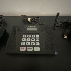 (4) AUDIO INTERCOM SYSTEM … 9 Channels