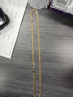 Gold plated chain 14k stamp