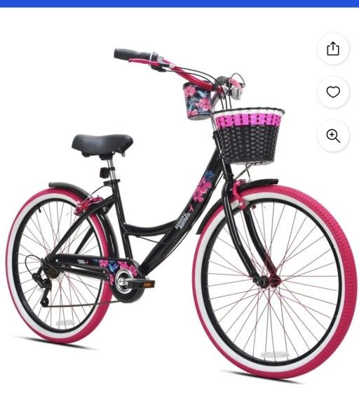 NEW- -Ladies Susan G Koman 7 Speed Bike