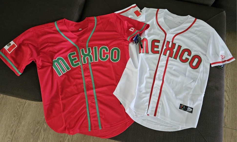 MEXICO BASEBALL NATIONAL TEAM JERSEY $50. EACH CASH PLEASE 