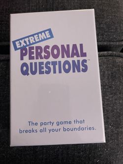Xtreme personal Questions game 