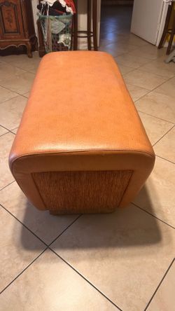 Orange bench