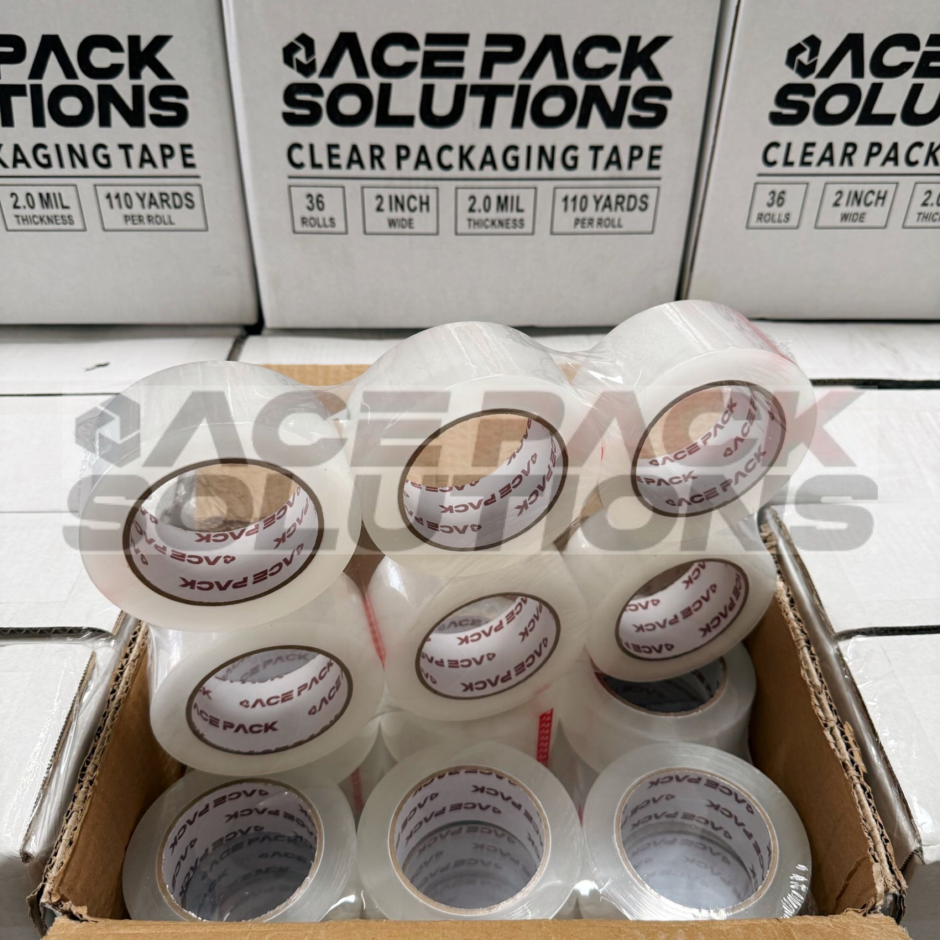 2” x 110 yards Clear Packing Tape Pallet Sale Heavy Duty Carton Packaging Tape