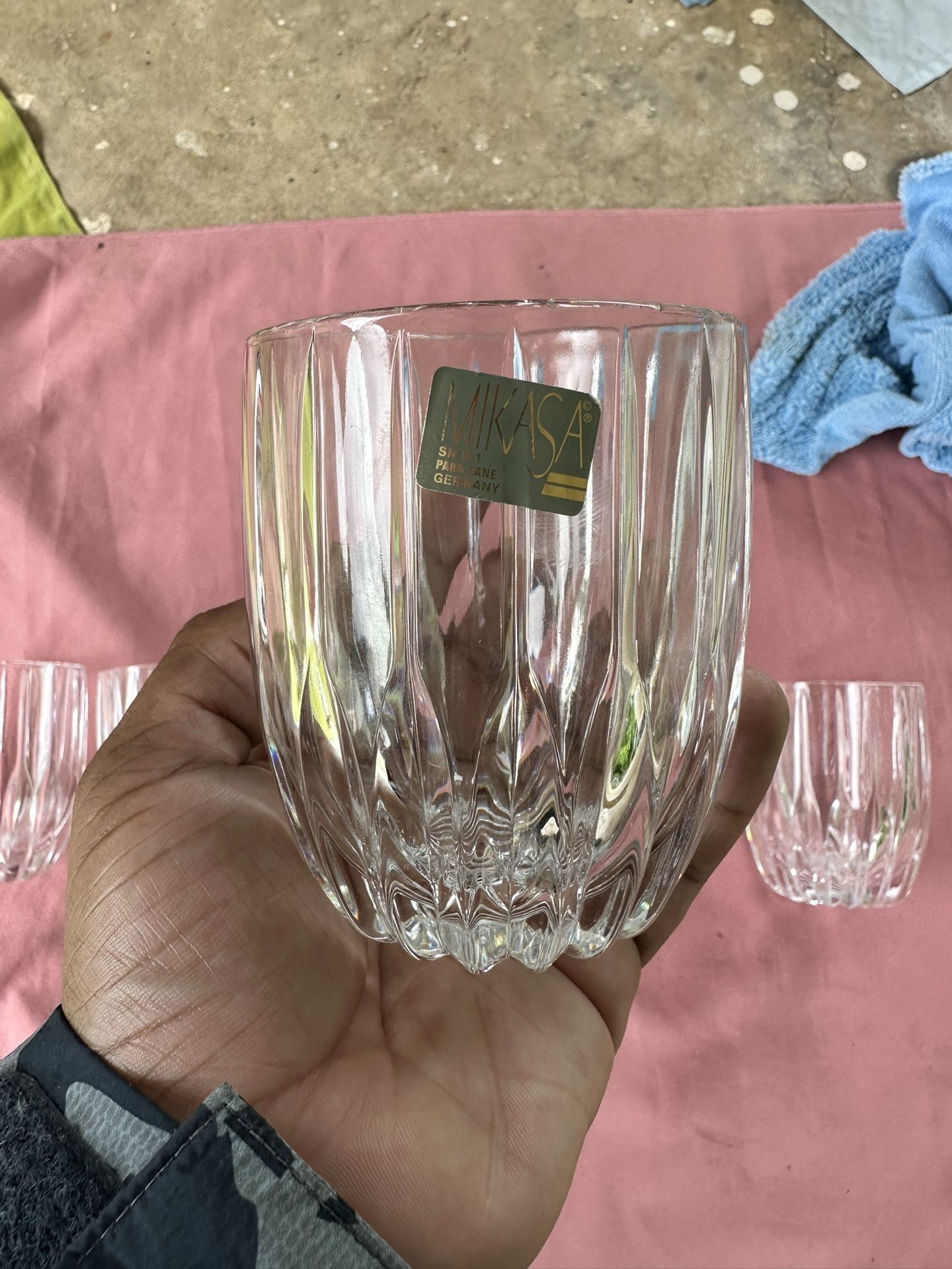Park Lane by Mikasa Set of 5 Double Old Fashioned Glasses