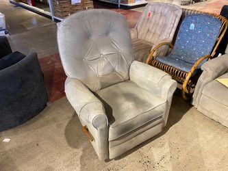 LA-Z-BOY Sage Green Rocking Recliner Chair