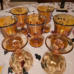 Five Goblets And Two Desert Goblets