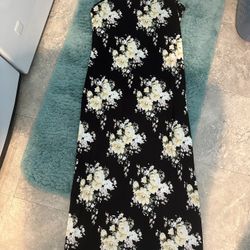 Floral Maxi Summer Dress Womens Size Large 