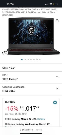 Msi gaming Labtop