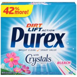 Purex DIRT LIFT ACTION W/ Crystals Laundry Detergent FRESH MOUNTAIN BREEZE 50 Oz